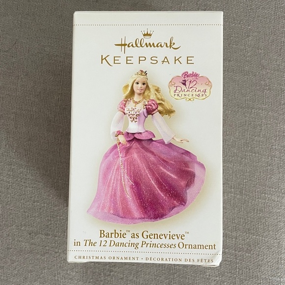 NEW Barbie Hallmark Ornament 2006 Barbie as Genevieve 12 Dancing Princesses NIB - Picture 1 of 5